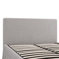 Egerton Box-Pleat Ottoman Storage Bed in Stone Brushed Fabric – image 87 of 90
