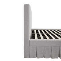 Egerton Box-Pleat Ottoman Storage Bed in Stone Brushed Fabric – image 88 of 90