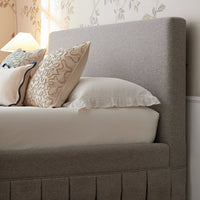 Egerton Box-Pleat Ottoman Storage Bed in Stone Brushed Fabric – image 77 of 90