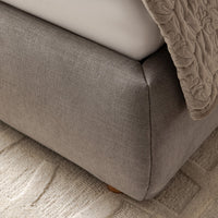 Astrid Ruched Wingback Bed in Soft Grey Chenille – image 47 of 58