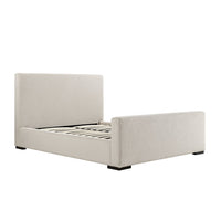 Antoine Side-Opening Ottoman Storage Bed in Soft Beige Chenille – image 32 of 41