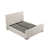 Antoine Side-Opening Ottoman Storage Bed in Soft Beige Chenille – image 33 of 41