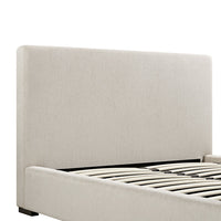 Antoine Side-Opening Ottoman Storage Bed in Soft Beige Chenille – image 36 of 41