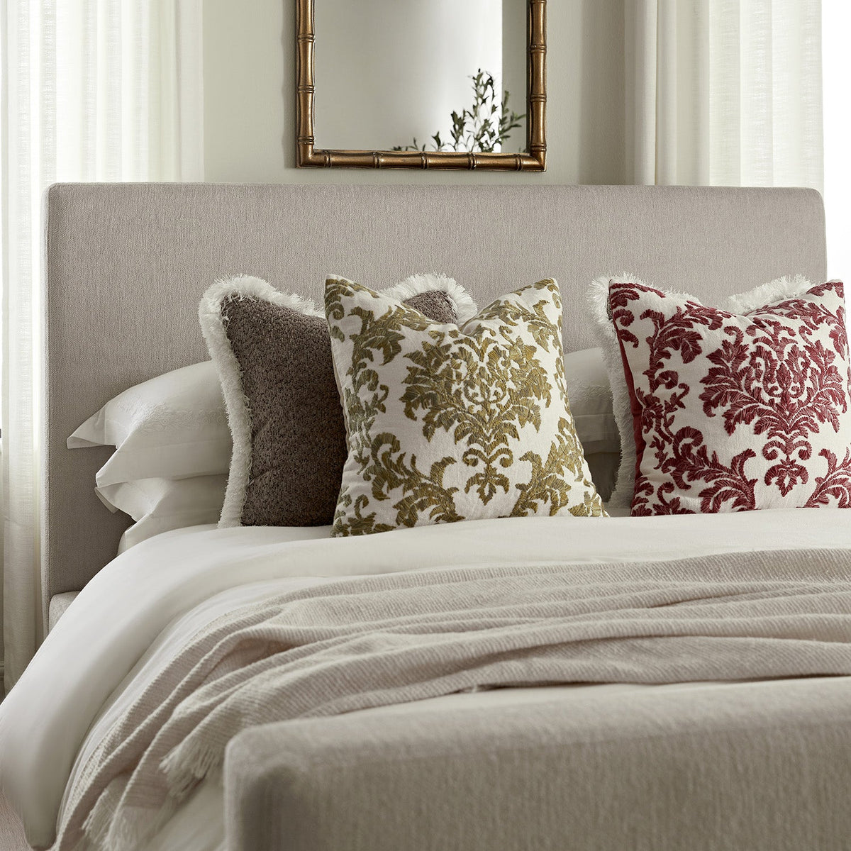 Antoine Side-Opening Ottoman Storage Bed in Soft Beige Chenille