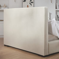 Antoine Side-Opening Ottoman Storage Bed in Ivory Linen Blend – image 6 of 41
