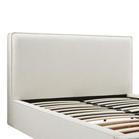 Forte Drawer Storage Bed in Beige Linen Blend – image 16 of 49