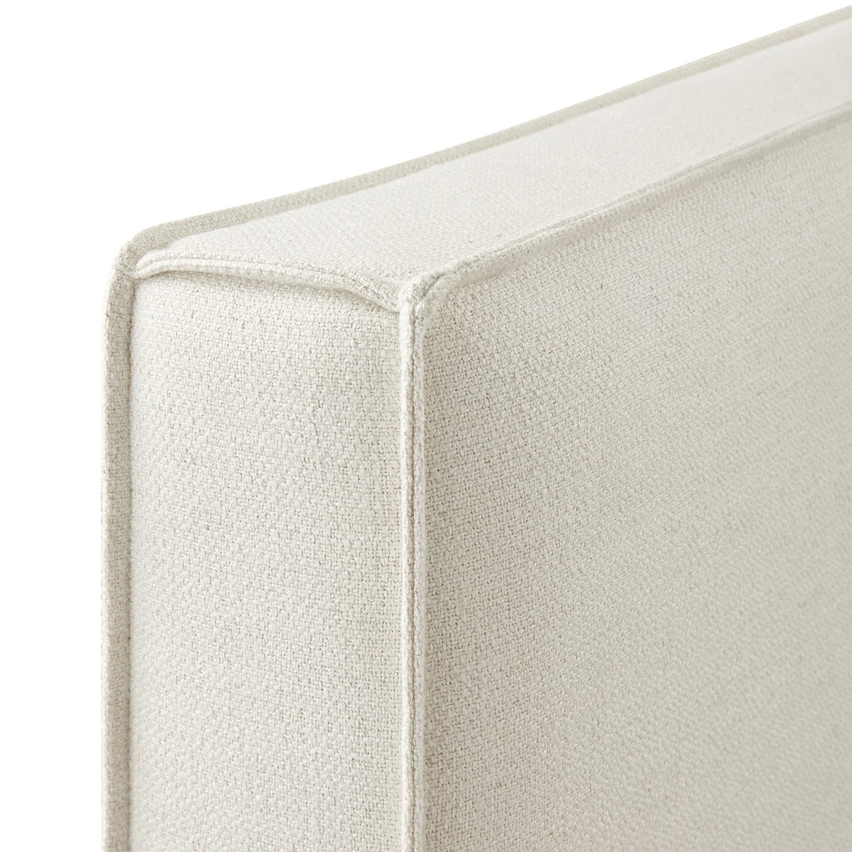 Forte Drawer Storage Bed in Beige Linen Blend