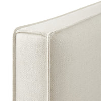 Forte Drawer Storage Bed in Beige Linen Blend – image 20 of 49