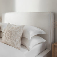 Forte Drawer Storage Bed in Beige Linen Blend – image 5 of 49