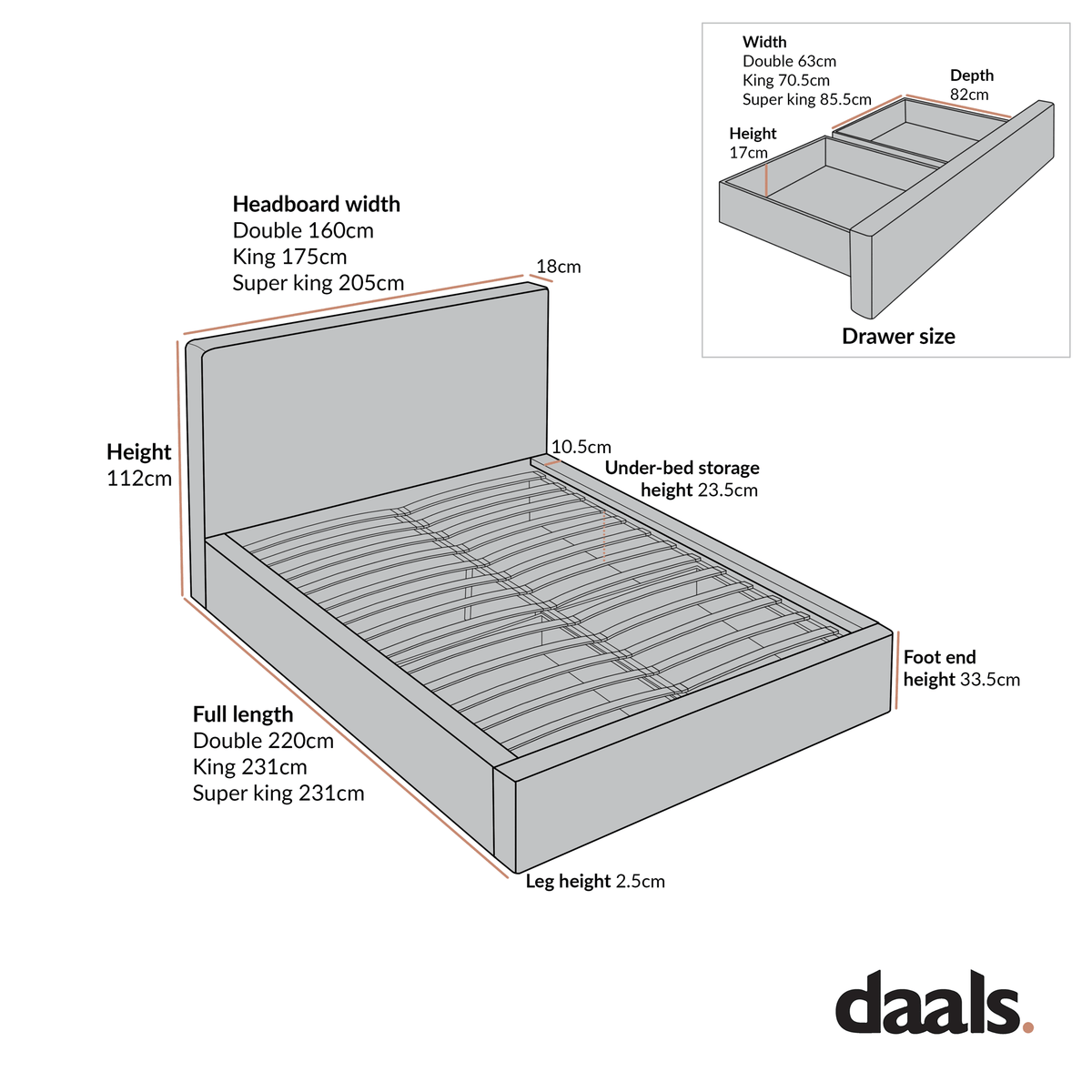 Forte Drawer Storage Bed in Dried Herb Mohair