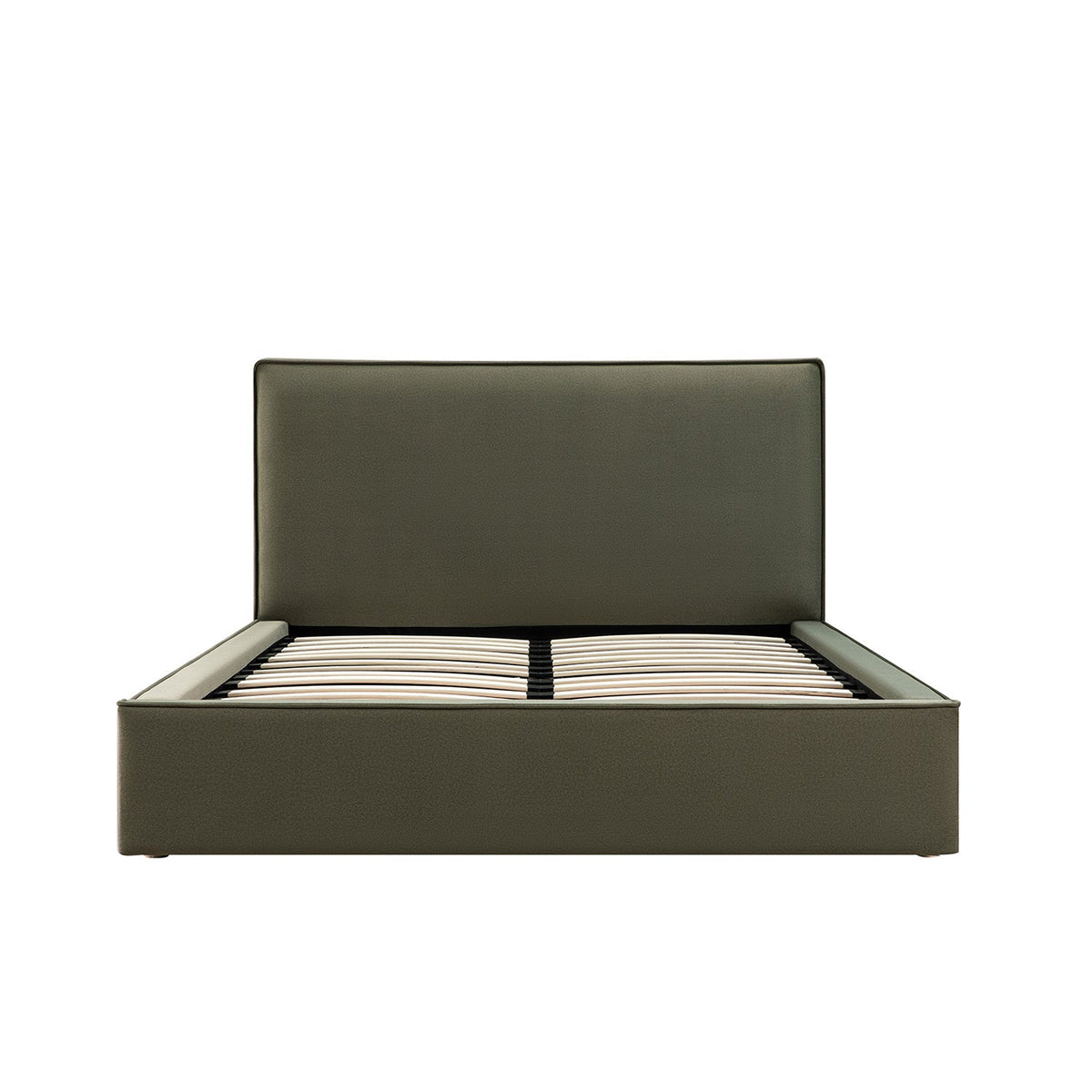 Forte Drawer Storage Bed in Dried Herb Mohair