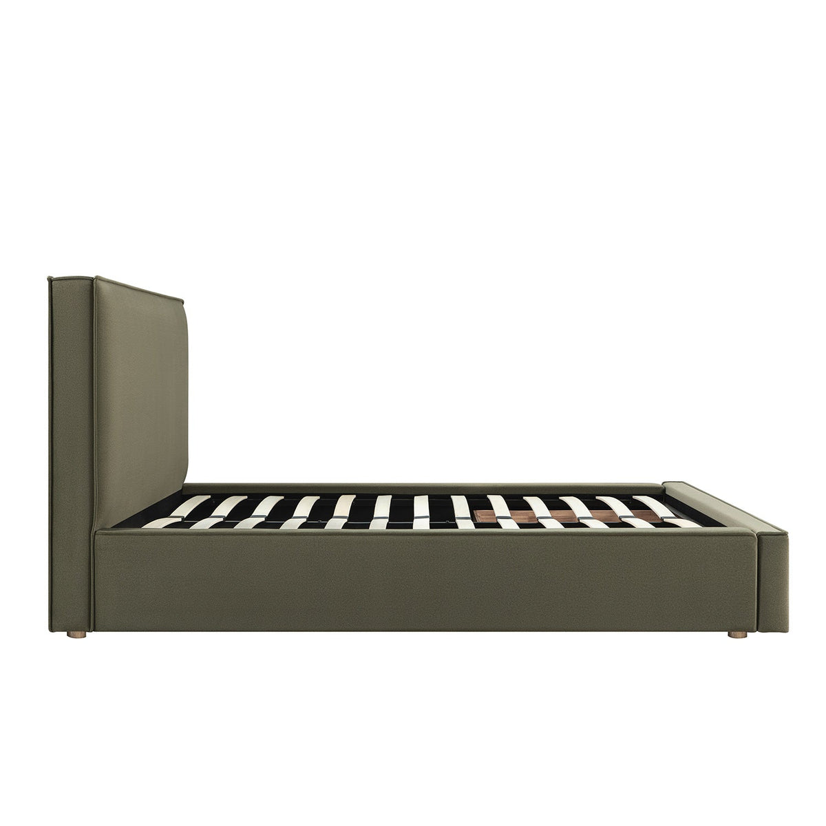 Forte Drawer Storage Bed in Dried Herb Mohair