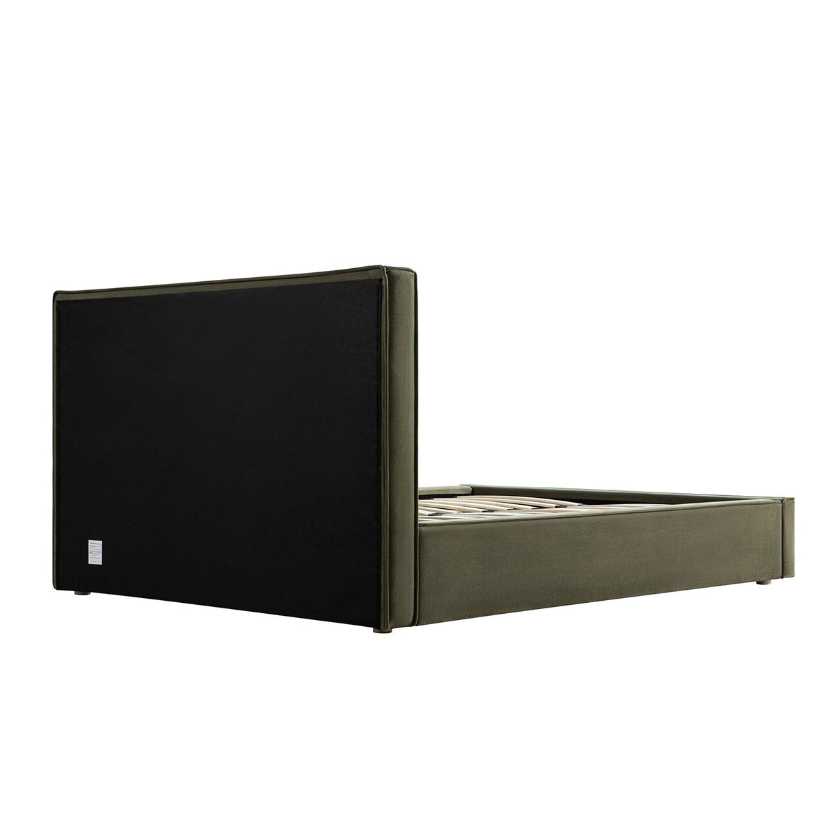 Forte Drawer Storage Bed in Dried Herb Mohair
