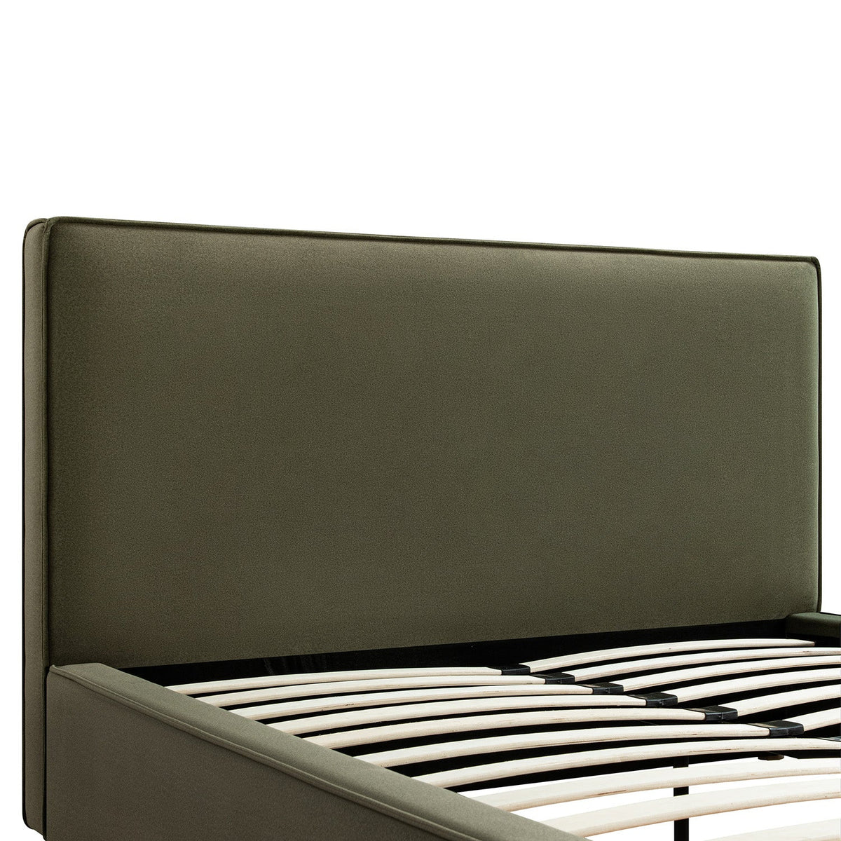 Forte Drawer Storage Bed in Dried Herb Mohair