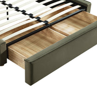Forte Drawer Storage Bed in Dried Herb Mohair – image 35 of 49