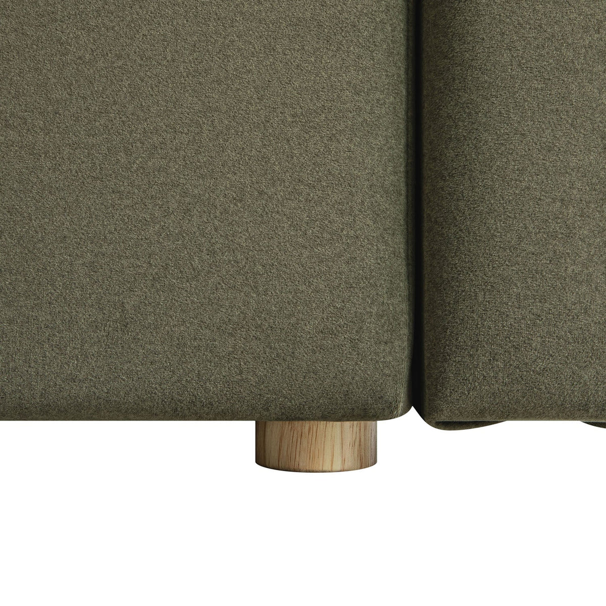 Forte Drawer Storage Bed in Dried Herb Mohair