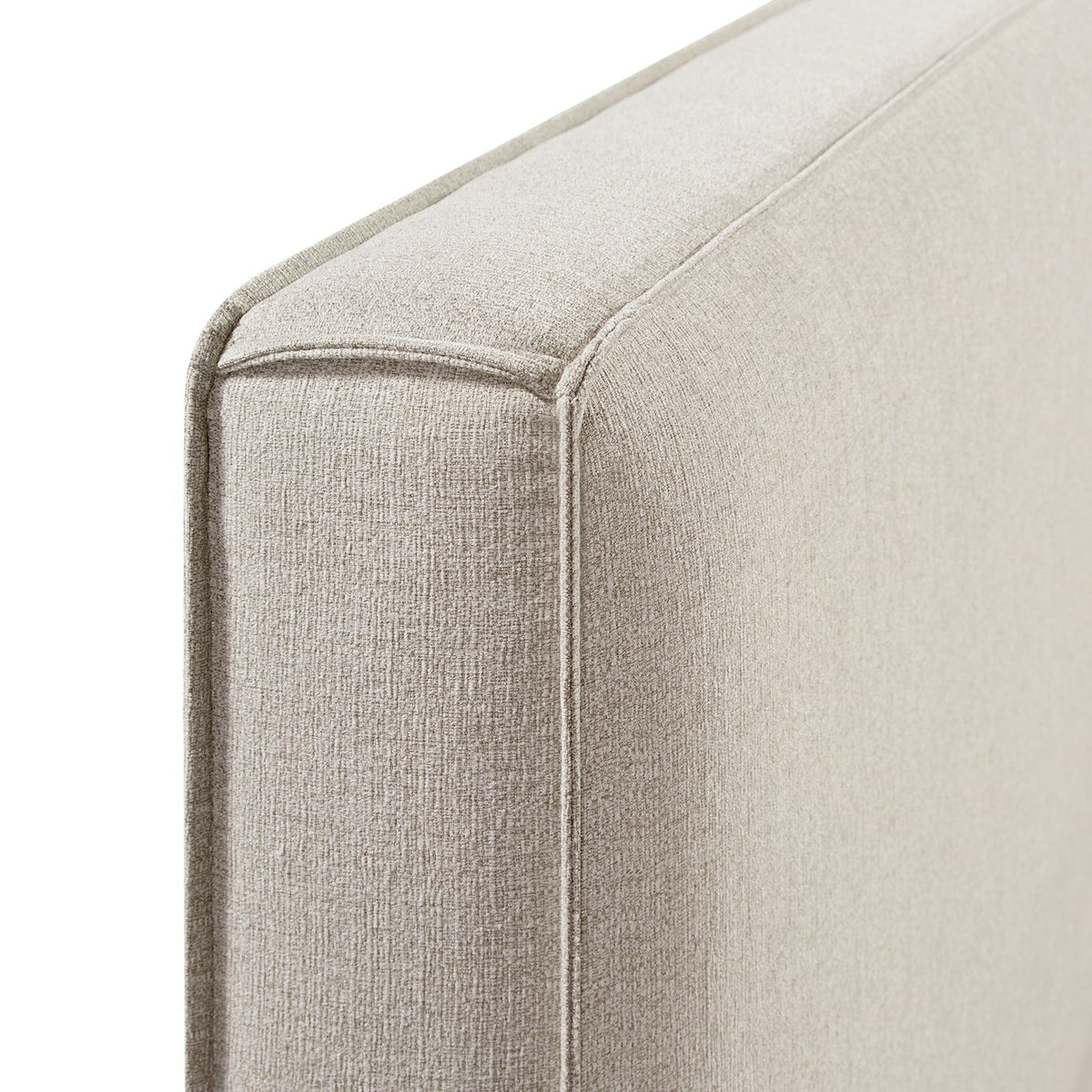 Forte Drawer Storage Bed in Oatmeal Weave