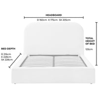 Aintree Ottoman Storage Bed - Textured Oatmeal — view 15 – image 15 of 15