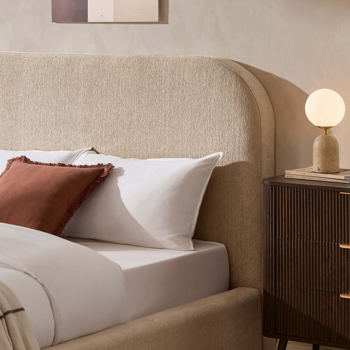 Aintree Ottoman Storage Bed - Textured Oatmeal — view 8