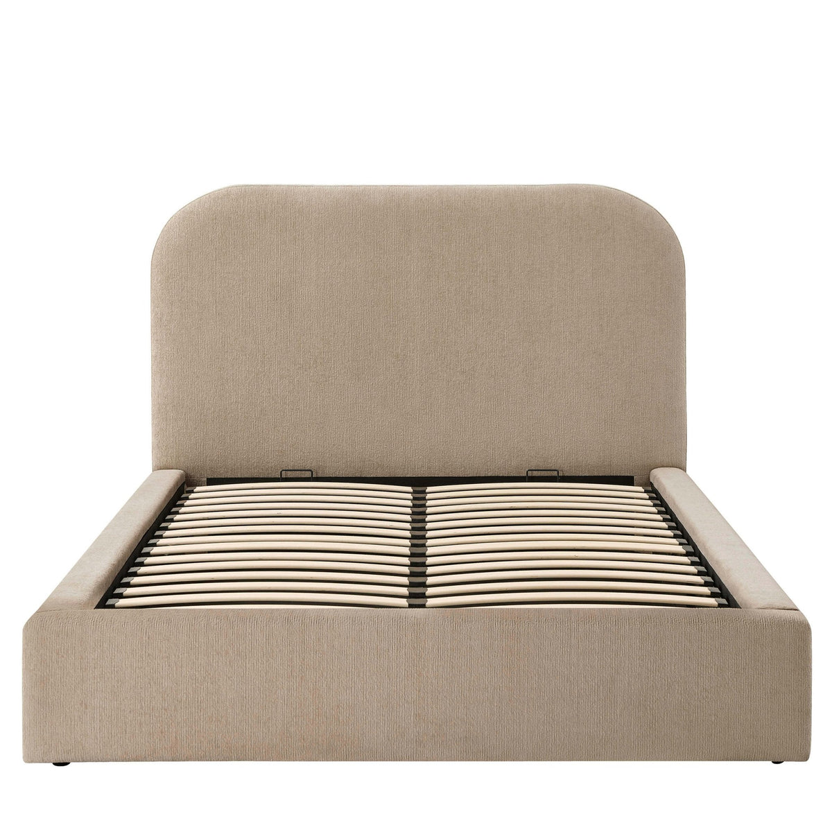 Aintree Ottoman Storage Bed - Textured Oatmeal — view 10