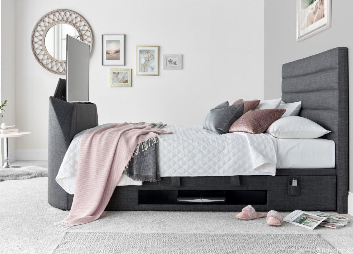 Appleton Ottoman Storage TV Bed Frame — view 3