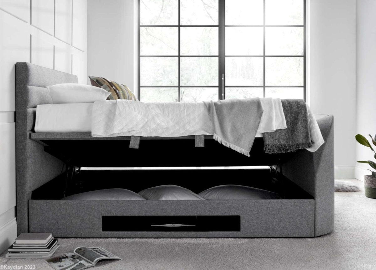 Appleton Ottoman Storage TV Bed Frame — view 2
