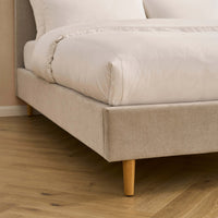 Ascot Bed Frame - Chenille Light Grey — view 7 – image 7 of 13