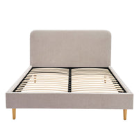 Ascot Bed Frame - Chenille Light Grey — view 8 – image 8 of 13