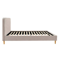 Ascot Bed Frame - Chenille Light Grey — view 9 – image 9 of 13