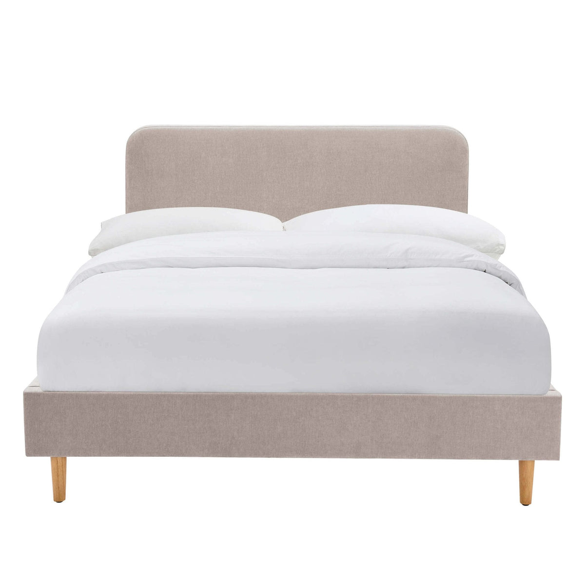 Ascot Bed Frame - Chenille Light Grey — view 11