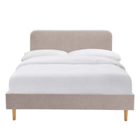 Ascot Bed Frame - Chenille Light Grey — view 11 – image 11 of 13