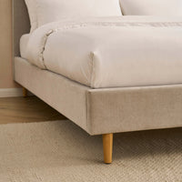 Ascot Bed Frame - Chenille Light Grey — view 5 – image 5 of 13