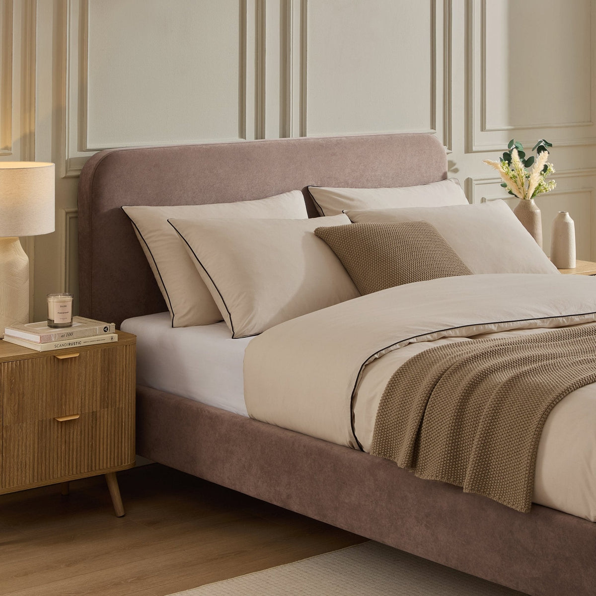 Ascot Bed Frame - Taupe — view 6