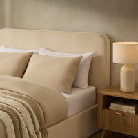 Ascot Ottoman Storage Bed - Cream Linen — view 5 – image 5 of 12