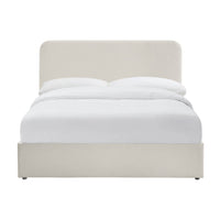 Ascot Ottoman Storage Bed - Cream Linen — view 10 – image 10 of 12