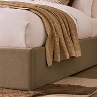 Ascot Ottoman Storage Bed - Oatmeal — view 8 – image 8 of 14