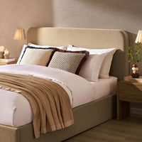 Ascot Ottoman Storage Bed - Oatmeal — view 6 – image 6 of 14