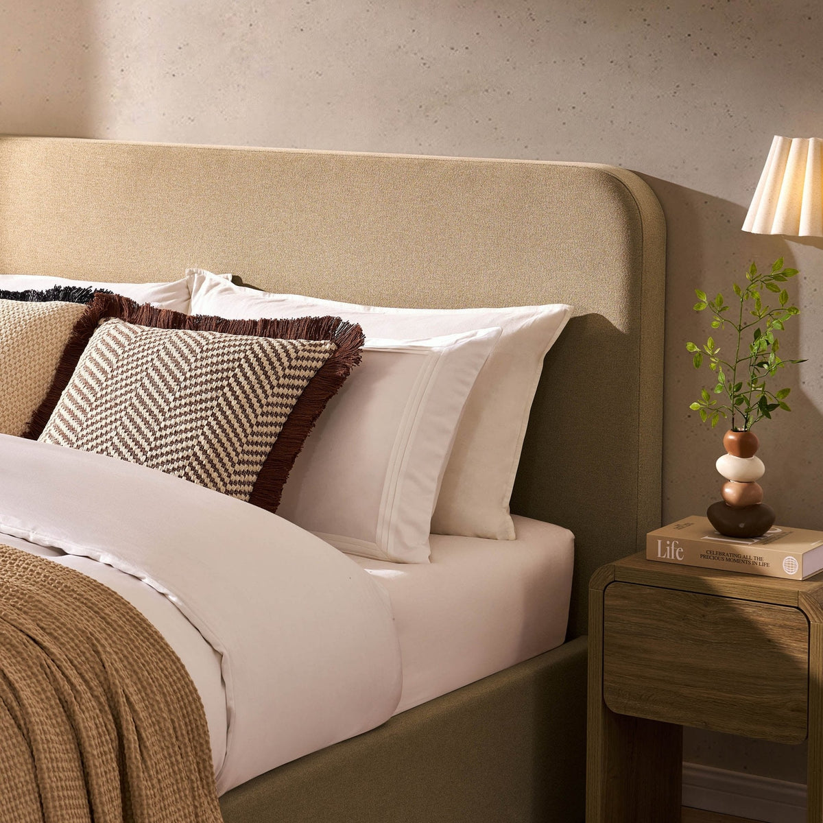 Ascot Ottoman Storage Bed - Oatmeal — view 7