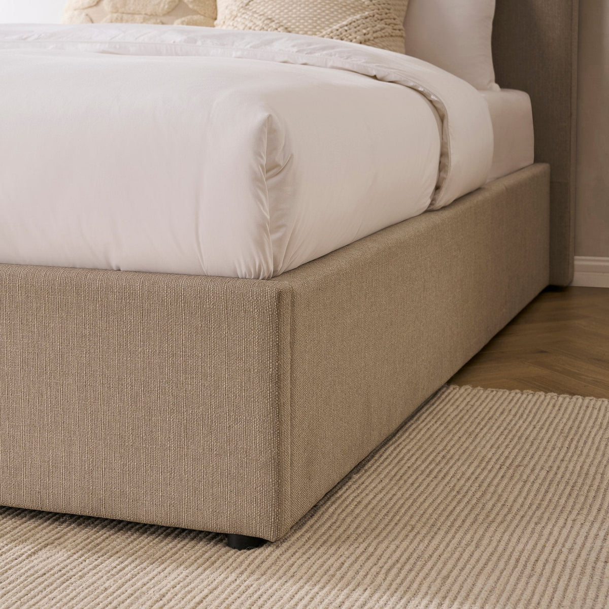 Ascot Ottoman Storage Bed - Stone Grey — view 8