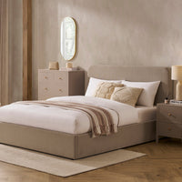 Ascot Ottoman Storage Bed - Stone Grey — view 5 – image 4 of 12