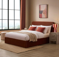 Ascot Ottoman Storage Bed - Terracotta — view 2 – image 2 of 13