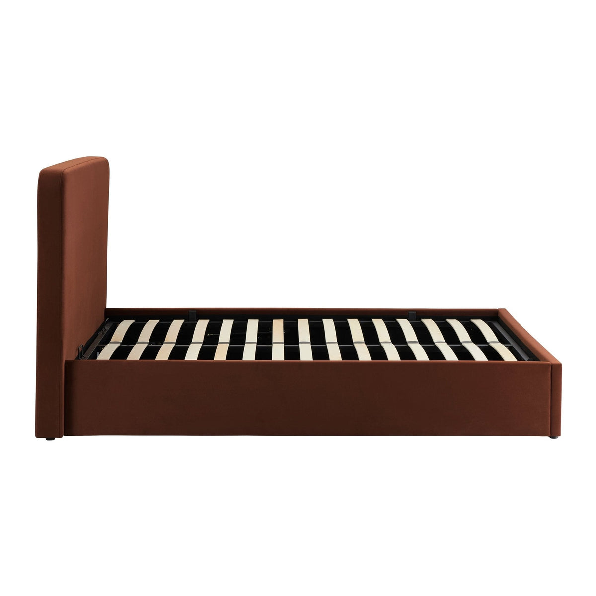 Ascot Ottoman Storage Bed - Terracotta — view 10