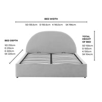 Austin Ottoman Storage Bed - Rich Green — view 15 – image 15 of 15