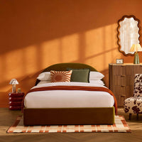 Austin Ottoman Storage Bed - Rich Green — view 4 – image 4 of 15
