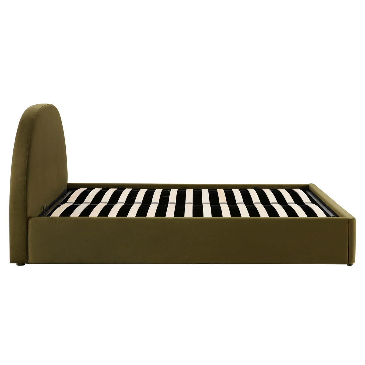 Austin Ottoman Storage Bed - Rich Green — view 11