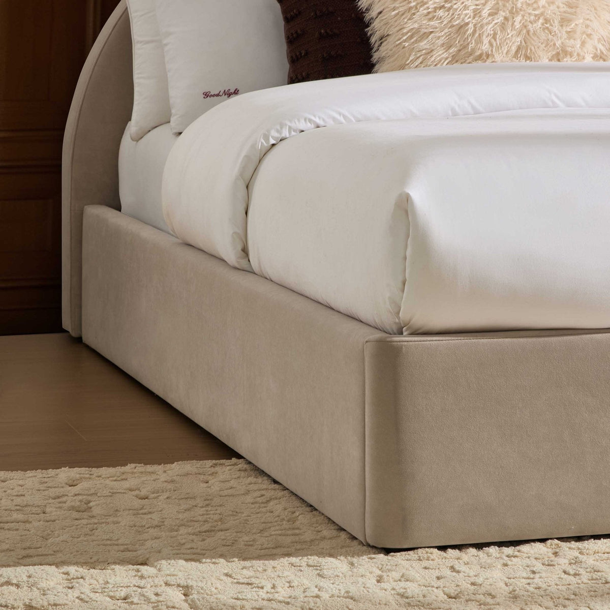 Austin Ottoman Storage Bed - Stone — view 9