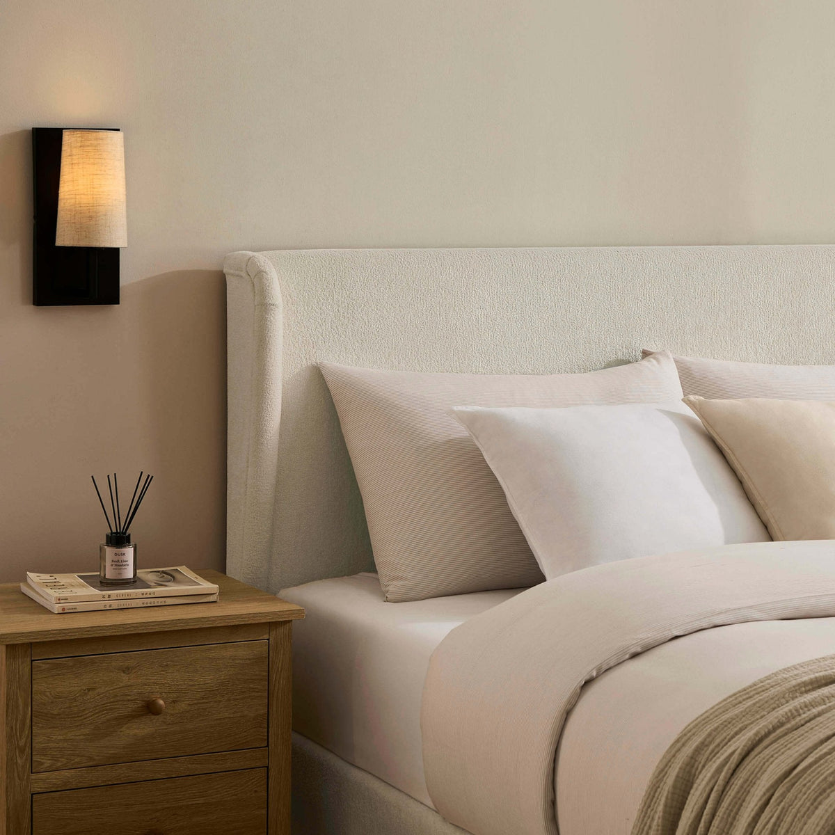 Berkeley Ottoman Storage Bed - Chenille Ecru — view 2