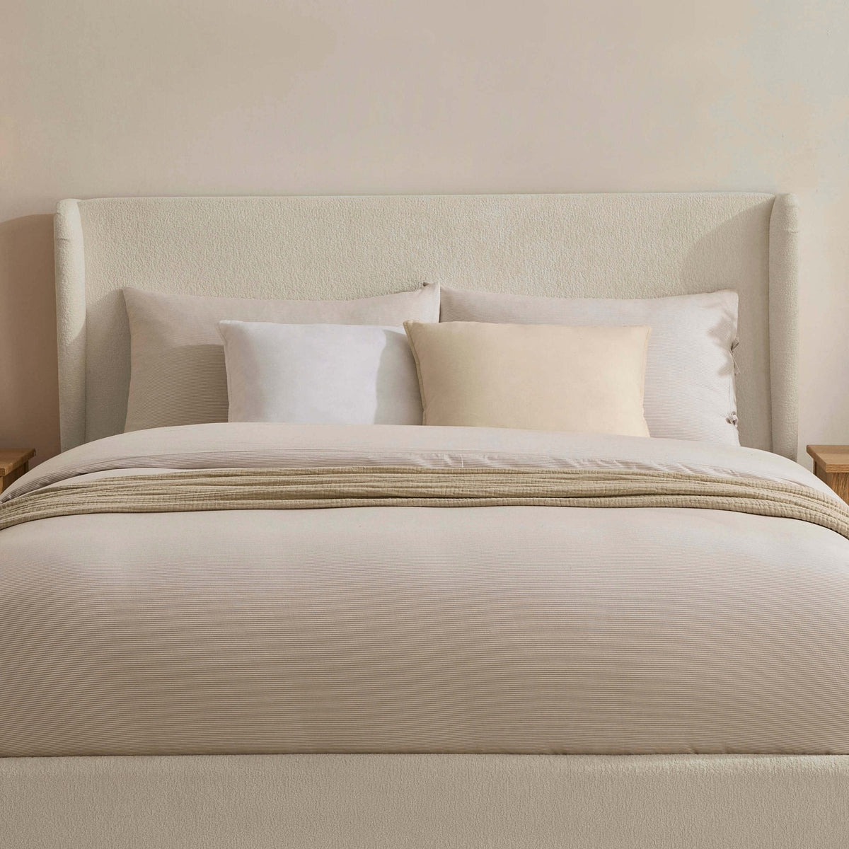 Berkeley Ottoman Storage Bed - Chenille Ecru — view 5