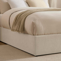 Berkeley Ottoman Storage Bed - Chenille Ecru — view 8 – image 8 of 14