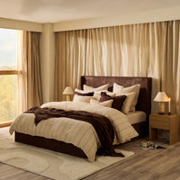 Berkeley Ottoman Storage Bed - Textured Cappuccino — view 2 – image 2 of 15